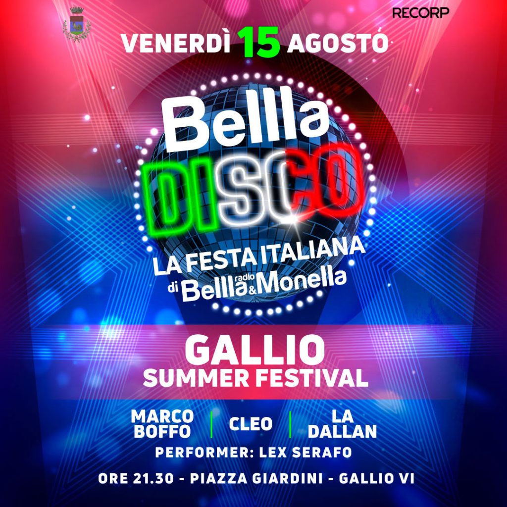 Bellla Disco - Gallio Summer Festival
