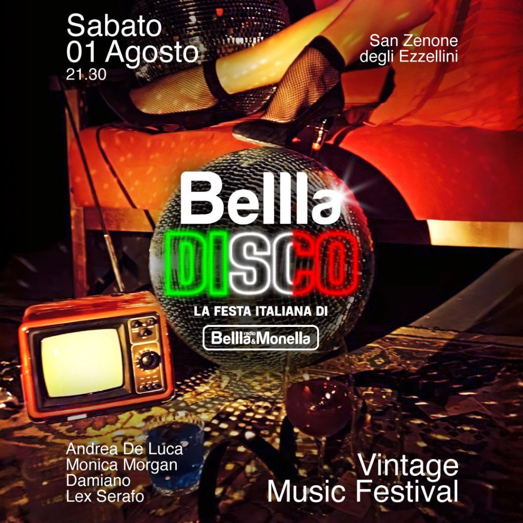 Evento Vintage Music Festival 2026 con Radio Bellla & Monella